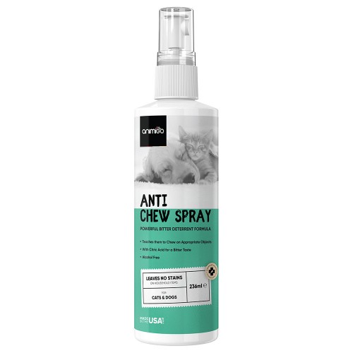 Anti Chew Spray | Natural Pet Training Aid for Dogs & Cats | Animigo