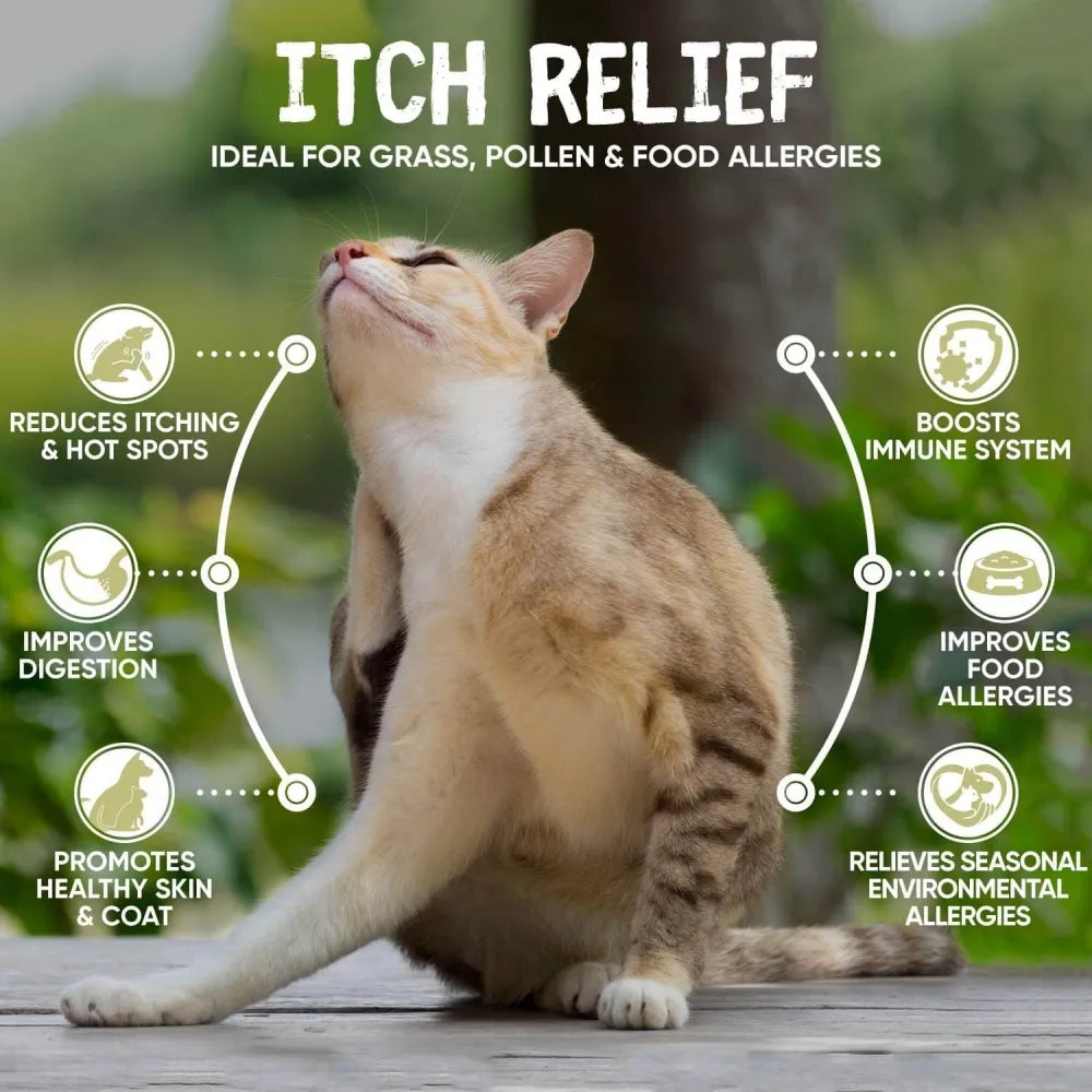 Itch Support for Cats Dogs