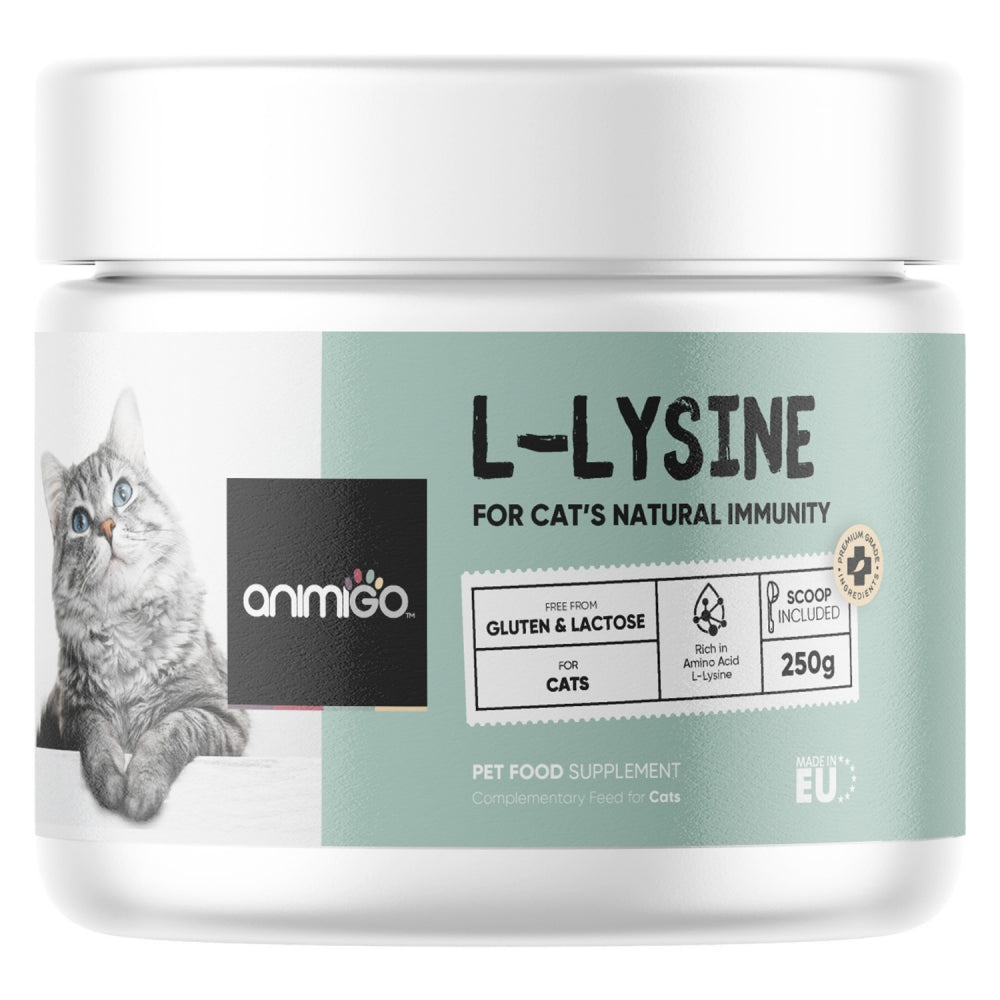 L-Lysine Powder | For Your Cat’s Natural Defences | Animigo UK