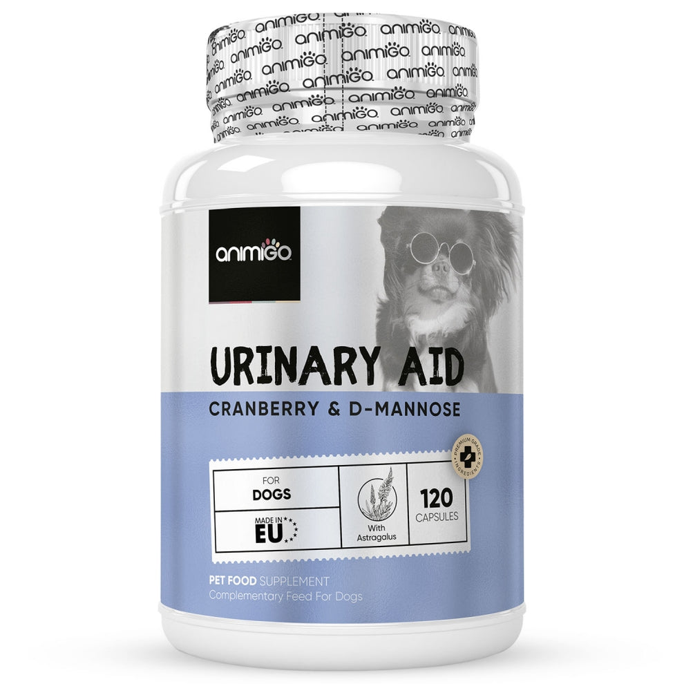 Urinary Aid for Dogs 120 Cranberry Capsules for Dogs Animigo